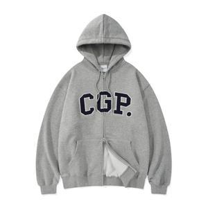 [코드그라피] CGP 아치 로고 후드 집업 다크 그레이 CBESUTC100DG