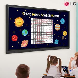 LG 사이니지 전자칠판 E-Board 75인치/75TR3DK/ 350nit 엘지전자 DID/ 아이엠로지텍