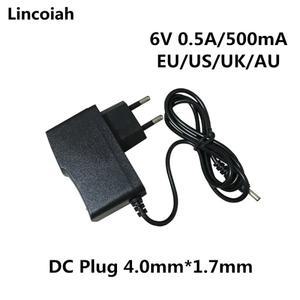Omron 혈압 모니터 7120/U10L/8713 EU 플러그 용 DC 6V 스위치 전원 공급 장치 어댑터 충전기 500MA