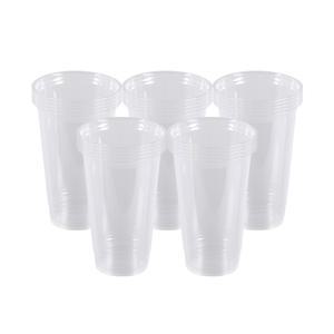 PLA 16온스 92파이 PET 투명컵 50개 1줄 일회용 테이크아웃 아이스컵