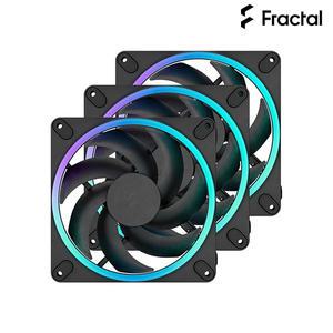 프렉탈디자인 Fractal Design Momentum 14 RGB 시스템쿨러 (3팩, 블랙)