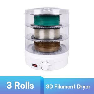 필라멘트 건조기 박스, ABS PLA PETG TPU FDM 소재 3D 프린터용, 3 롤 필라멘트 탈수기, 360 ° 열풍 가열,