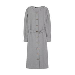 [르샵] LeShop D링벨트 퍼프소매 롱원피스 택가격 119000원 _P399928262