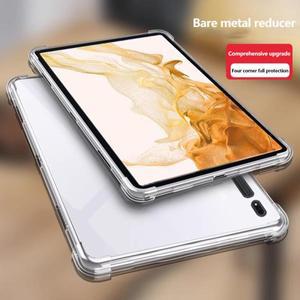 투명 TPU 실리콘 소프트 케이스, 삼성 갤럭시 탭 S10 플러스 12.4 2024 울트라 S9 FE S7 S8 S6 라이트 A8 A