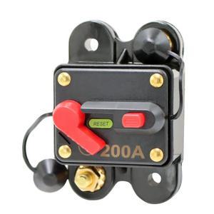 자동차 12 48VDC 회로 차단기 50A 60A 80A 100A 150A 200A 250A 300A 트럭 오디오 재설정 가능 퓨즈 POWER LOGIC 보호 기능 포함
