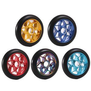 스쿠터 스턴트 성능 프로 바퀴 폴리우레탄 타이어 110mm 소재 4.3인치 내마모성