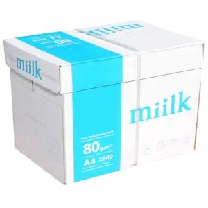 MILK 밀크 A4 80g 복사용지 1BOX 2500매 210 X 297 mm 복사지 A4용지 백지 사무용품