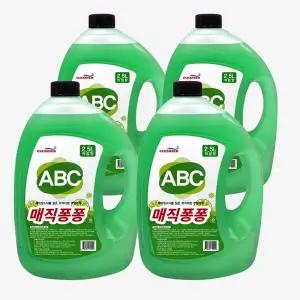 2+2 ABC 매직퐁퐁 주방세제 2.5L 4개입