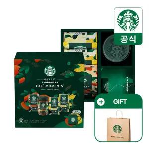 스타벅스 카페모먼트 추석 선물세트(스틱30T+65g 1병+머그)+쇼핑백 증정