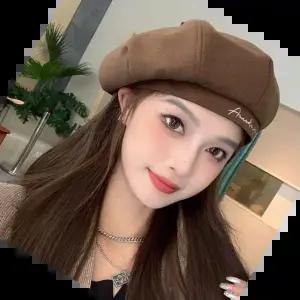 영문 레터링 캐주얼 베레모 포인트 패션 여성 모자