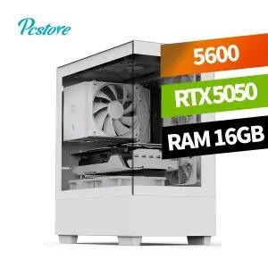 피씨스토어 AMD 베스트 게이밍PC 라이젠5 5600 RTX5050 (16GB, M.2 500GB)