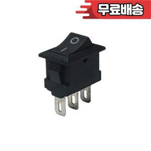 소형 로커 스위치 미니 보트 ON OFF 스냅 KCD11 6A 125V 2 핀 10x15mm 5 개