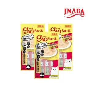 아트박스 아트박스 이나바 이나바 챠오츄르 sc-148 종합영양식 닭가슴살 56g 3팩