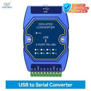COJXU E810-U41 USB-RS-485 직렬 포트 컨버터, 산업용 등급 높은 보호, 12M 속도 절연, 4