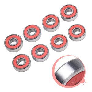 8Pcs ABEC-11 608 스케이트 보드 롤러 스쿠터 호환  베어링 고속 강철 8x22x7mm 저소음  세트