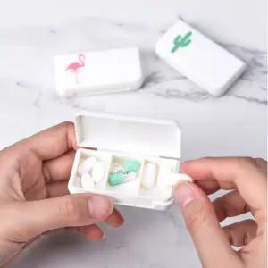 미니 디자인 3칸 소분용 하루 알약케이스 약통 약수납 미니알약통 미니약통