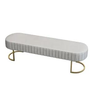 현관벤치 신발장 침대 옆 거실 옷가게 스툴 베드 벤치 벤치 (길이 80cm) - 베이지
