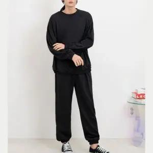 남자 가을 맨투맨티 밴딩조거바지한벌 네츄럴룩 (WB3BE10)