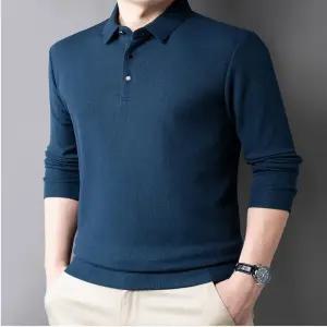 남자 긴팔 와플 카라티셔츠 간절기 4컬러 스판 골프웨어 봄가을겨울 데일리룩 캐주얼 댄디룩