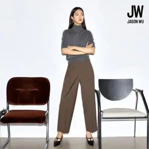 [Jason wu]제이슨우 25FW Rowen 크롭 라운드 턱팬츠 1종 (4 COLORS)