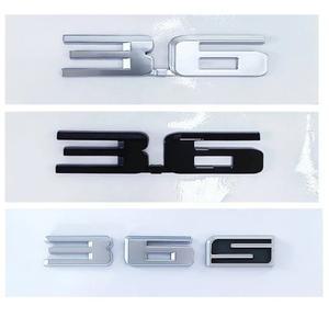 캐딜락 3 6 36S SRX CTS ATS XT5 BLS DTS XLR Esc de Deville 용 ABS 자동차 사이드 엠블럼 게이트 스티커