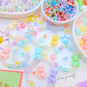 곰돌이 자외선 키링 30세트 만들기 키트 DIY 재료 공예 대용량