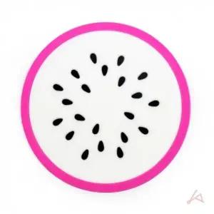 과일모양 실리콘 컵받침 용과