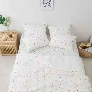 J리빙 파인 시어서커 간절기이불 Q 화이트 단품