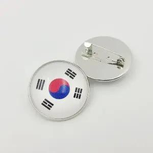 브로치코디 기념품 브로치 뱃지 태극기 브로치선 (WFJUC4E)