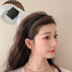 접이식 디자인 헤어밴드 간편한 휴대 여성 여자 머리띠 여름 휴대용 패션 플라스틱 고탄력