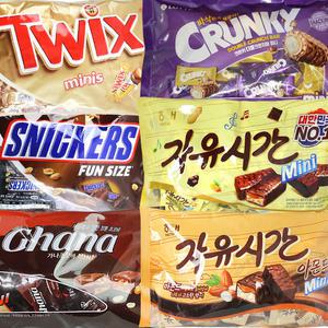 대용량 초코바 500g 2개 자유시간 가나초코바 스니커즈 트윅스