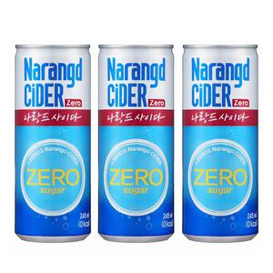 나랑드 사이다 245ml x 30캔 제로칼로리 사이다