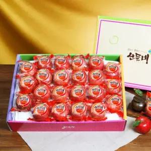 [산들네][명절 후 배송][경상북도][산들네] 껍질째 먹는 경북 세척 꼬마사과 4.5kg28-33과내