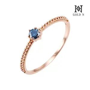 14K 몬테 블루다이아 반지 RG
