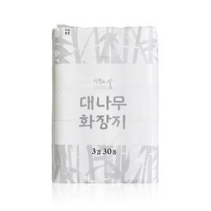 사월의숲 먼지없는 친환경 대나무 화장지 3겹 30m 30롤 1팩