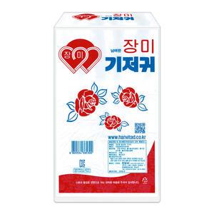 MD 성인용 속기저귀 일자형 장미 50매 x 6팩