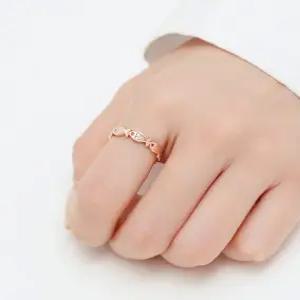 [로이드]1층 동아수성 탄생석 행운의 물고기 14k 반지 LRS22228G