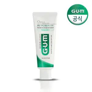 GUM 치과 미백 저자극 임플란트 전용 치약 덴탈페이스트S (130g) 6개