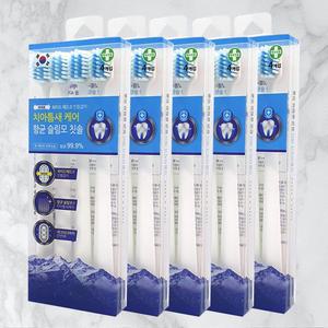 국산 e-깨끗한 광폭칫솔 4개입 5세트 넓은 와이드헤드 부드러운 초미세 향균 슬림모 치아틈새케어 왕칫솔
