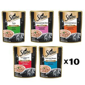고양이 참치 주식용 쉬바 파우치 70g X10 선택 습식