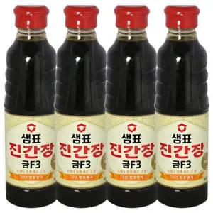 샘표 진간장 금F-3 500ml x 4개 국간장 조림간장