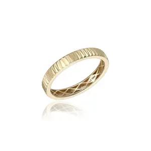 [로이드]1층 동아수성 모던브리티쉬 삼각패턴 3.0mm 14k 반지 LRS22211G