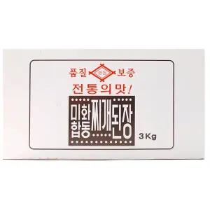 미화 합동 찌개된장 3kg 1개