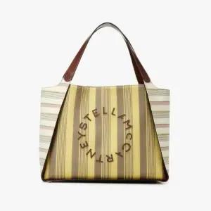 [롯데백화점]스텔라맥카트니 [공식60프로할인]STELLA McCARTNEY  STELLA LOGO  스트라이프 토트백(24141205
