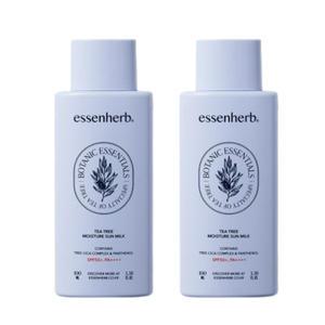에센허브 티트리 모이스처 선 밀크 크림 100ml SPF50+