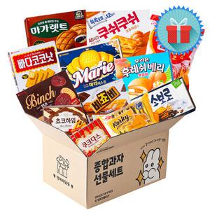 프리미엄 반짝토끼 사무실간식 2호 낱개포장 종합과자선물세트 꾸러미 탕비실 학교 학원 단체 박스