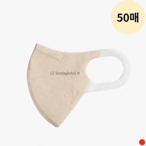 시노텍스 새부리형 마스크 KF94 베이지 대형 50매