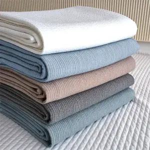 사계절 침대패드 60수 순면 촘촘한 일자 이불패드