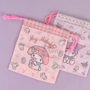 [산리오] 마이멜로디 쿠로미 파우치형 주머니 2P