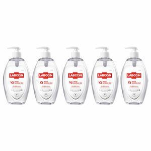랩신 V3 핸드 새니타이저 겔 500ml x 5개/손소독제 손소독겔 유치원 학교 소독용